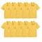 10-Pack School Uniform Tagless Polo Tshirt for Little Boys & Big Boys
